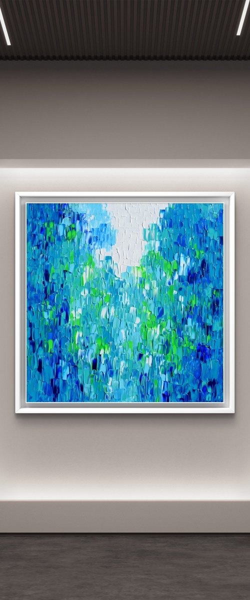 Relief Blue 14 by Soos Tiberiu