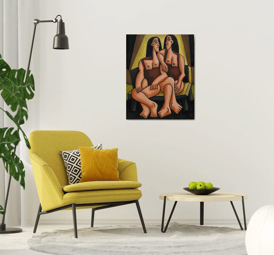 Resting dancers