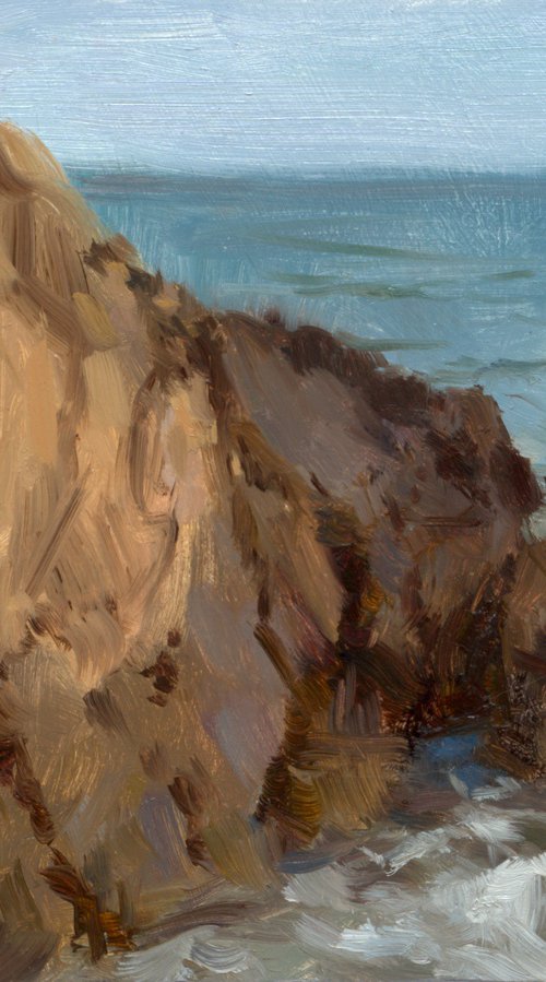 Sea cliffs at summer solstice by Daniel Thoms