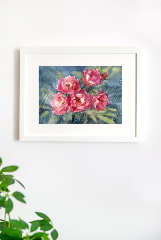 Pink roses