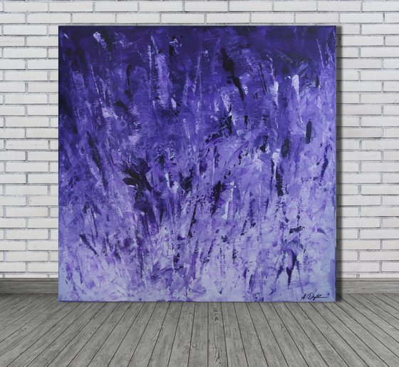 Purple Is The New Orange (80 x 80 cm) XL (32 x 32 inches)