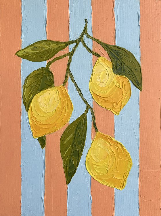 Fresh picked lemons
