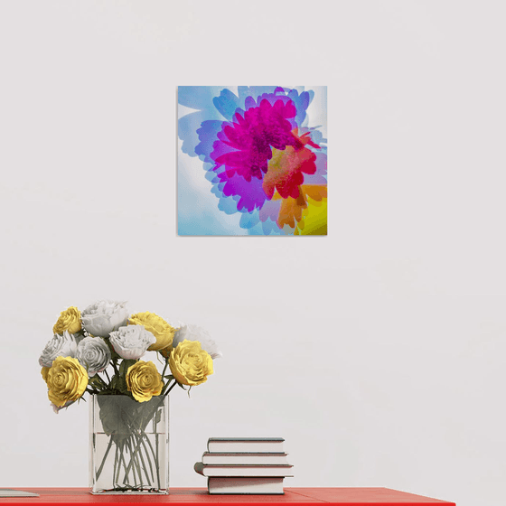 Psychedelic Flowers #5 Limited Edition 1/50 10x10 inch Photographic Print.