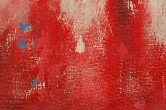 Abstract In Red Diptych