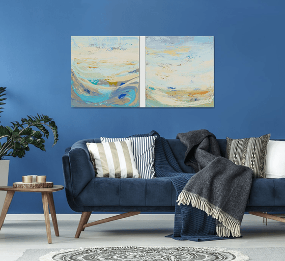 Diptych (emotional seascapes)