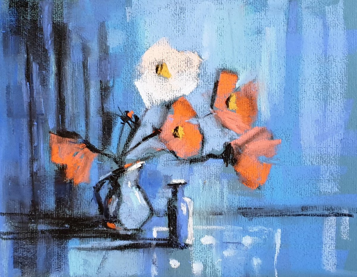 Impressionistic Pastel Drawing , Homage To Henri Matisse By Elena Genkin, 11 X 8, Artwork For Sale On Artfinder