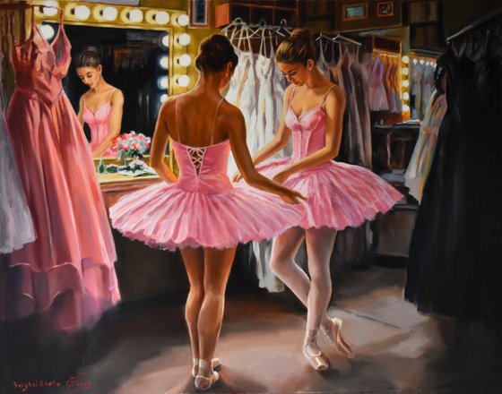 The dressing room