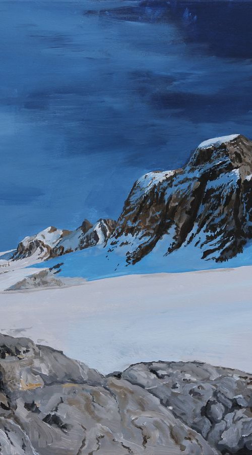 The Glärnisch glacier by Tom Clay