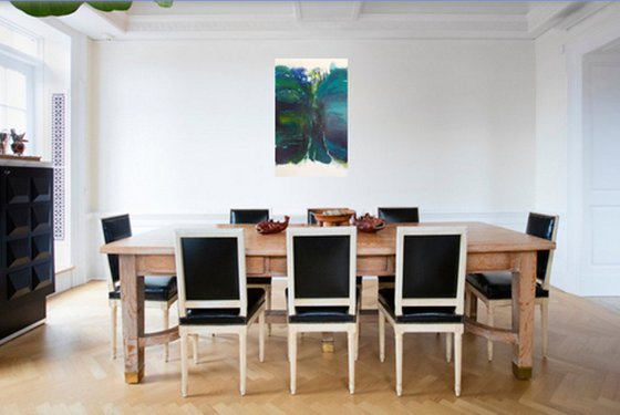 ABSTRACT BLUE SEASCAPE  1