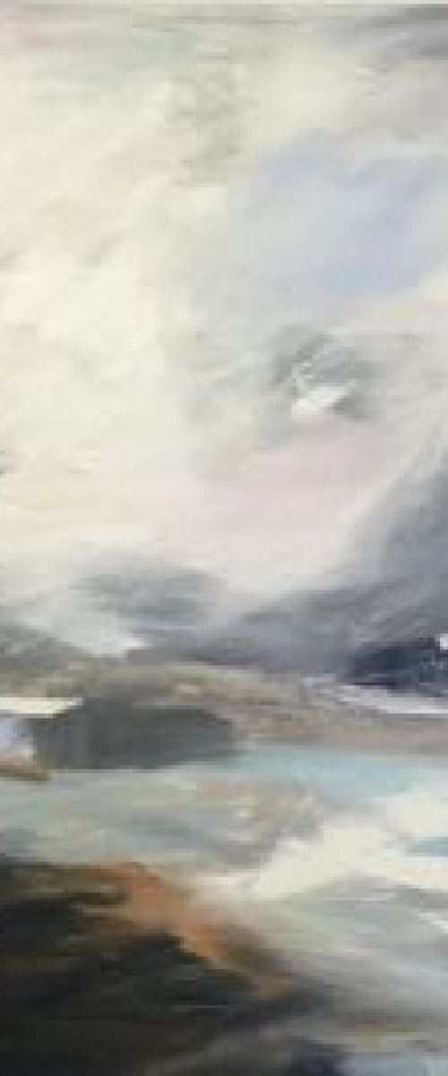 Mist coming in by Amanda Lakin Art