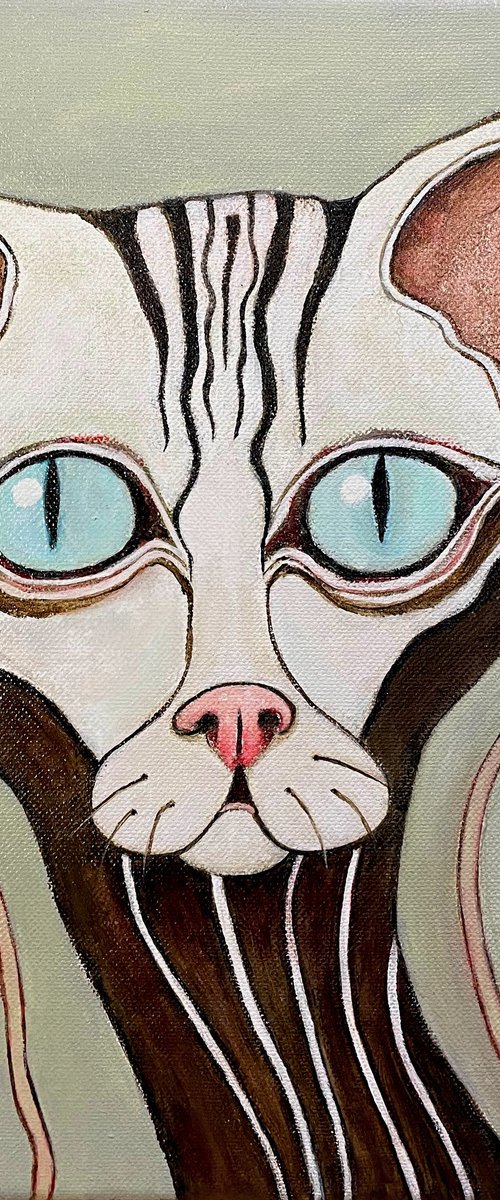 NEPENTHES CAT by Eleanor Gabriel