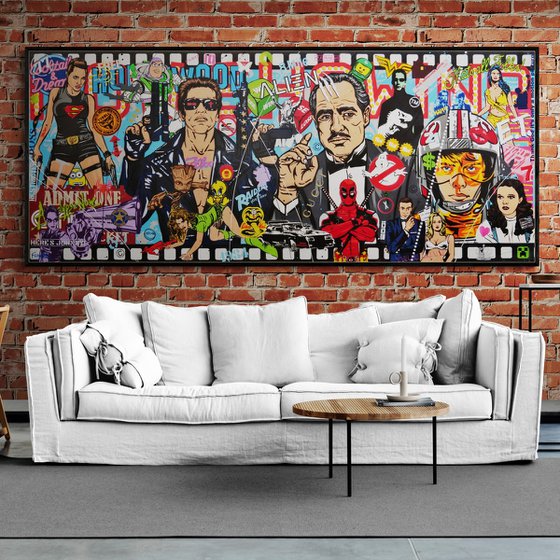 Godly Cinematica 240cm x 100cm Textured Urban Pop Art