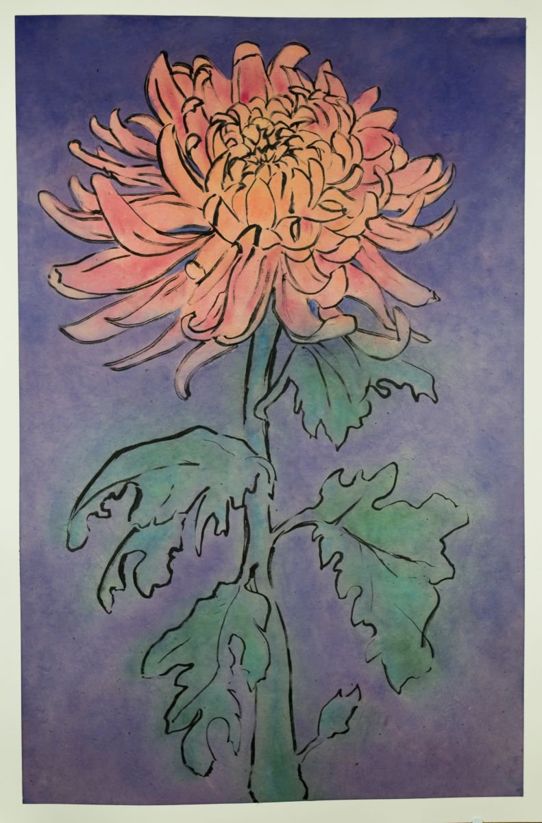 A Chrysanthemum for my dear Devo by Marcel Garbi