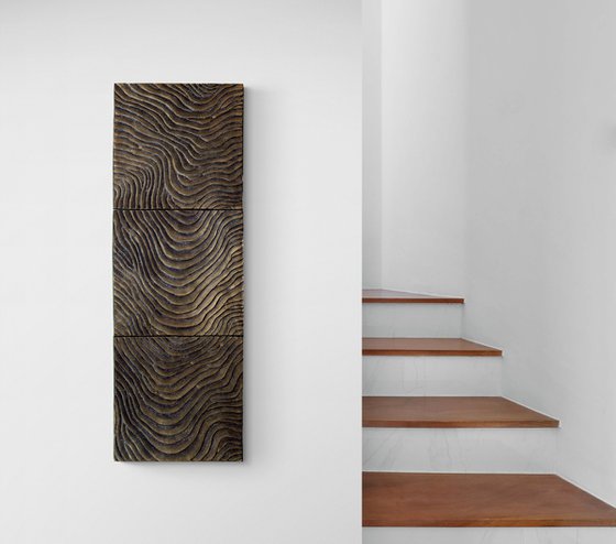 Yuanyang | Textured Wall Sculpture