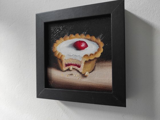 Little Bakewell tart still life