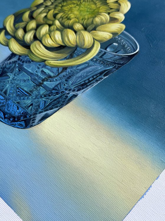 Blue glass