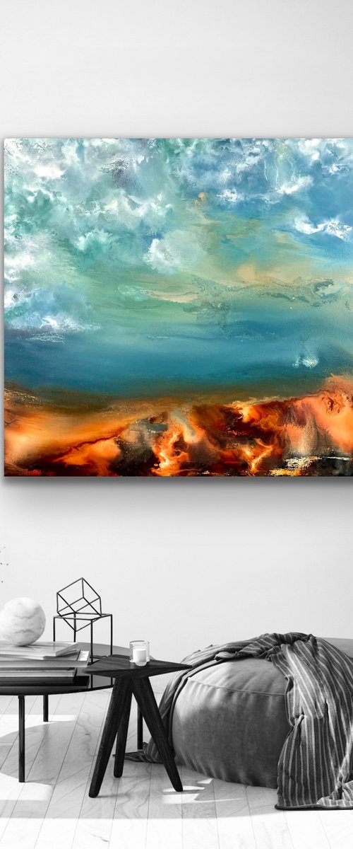 Spiritual Heavens - 80cm x 100cm by Jonesy