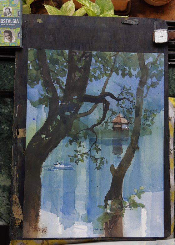 Trees jazz, water blues