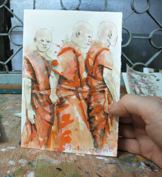 3 monks