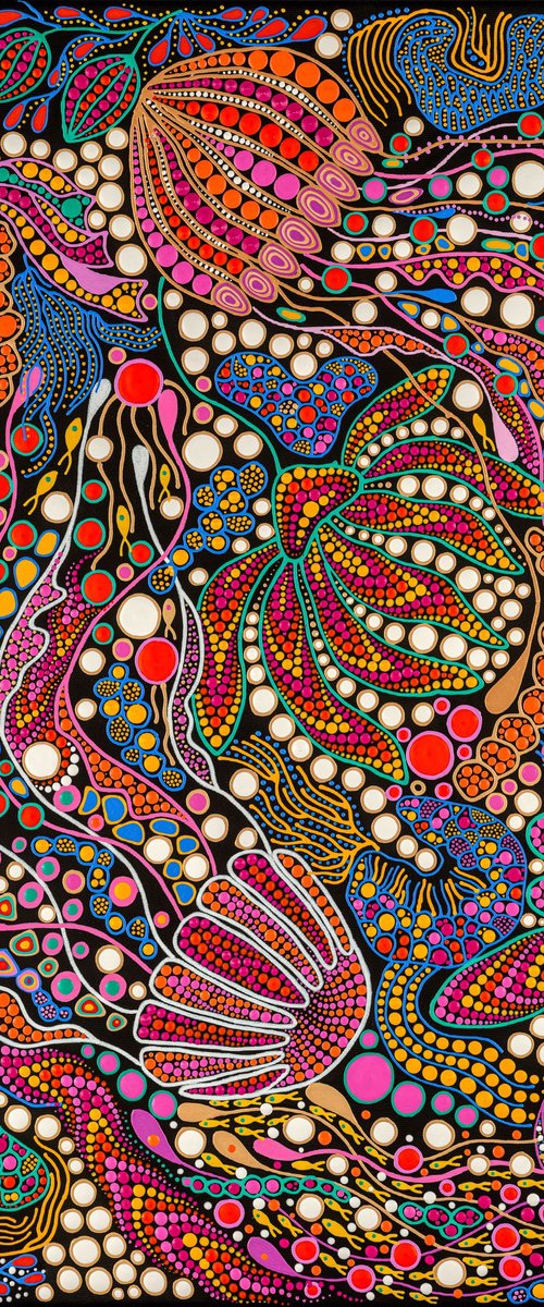 Pink Jellyfish by Oxana Lazari