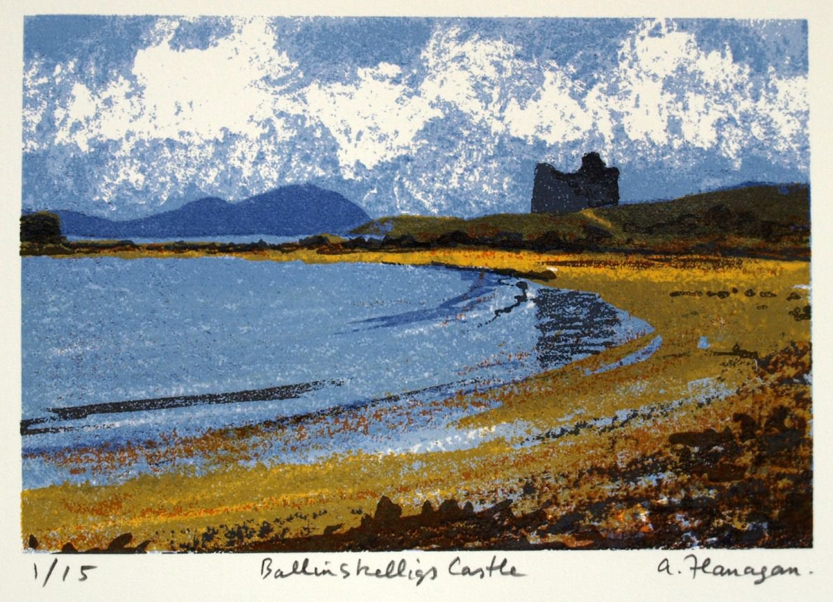 Ballinskelligs Castle by Aidan Flanagan Irish Landscapes