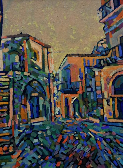 Street Scene, Ragusa, Sicily by Paul Edmondson