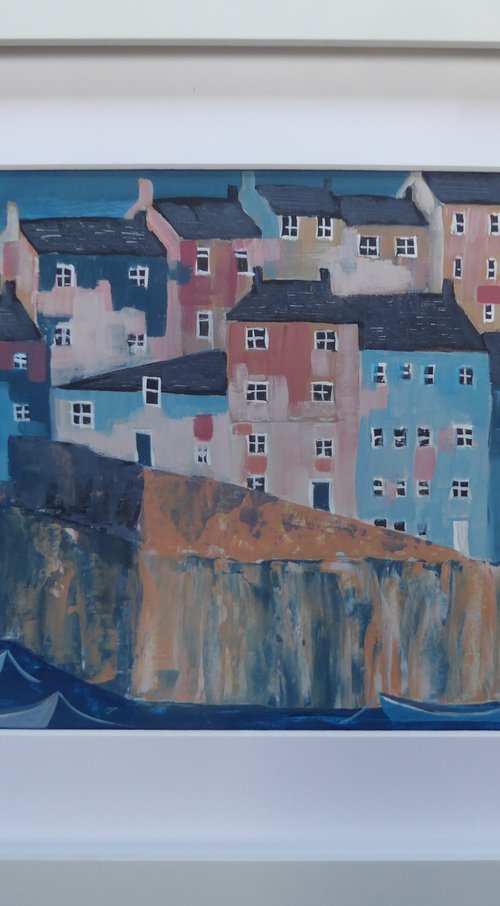 Mevagissey Blue by Elaine Allender