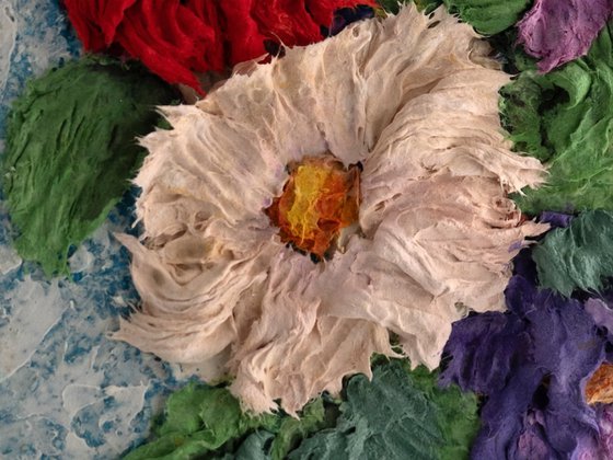 Textured Floral Elegance