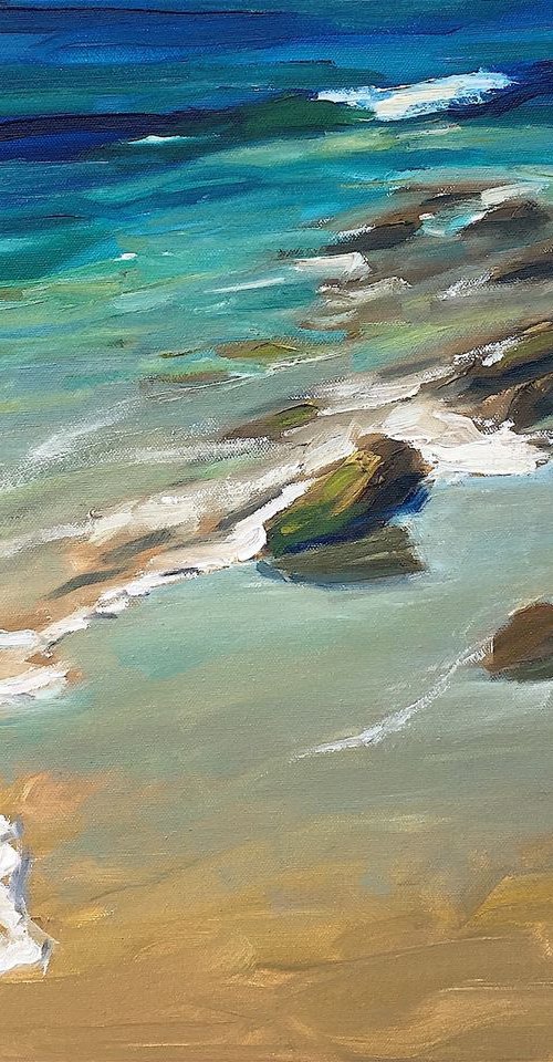 Evening Walk Laguna Beach by Arun Prem