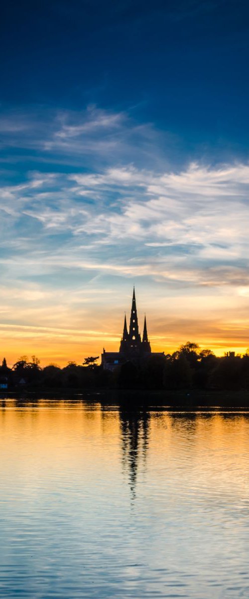 Sunset through the spires III by Michelle Williams Photography