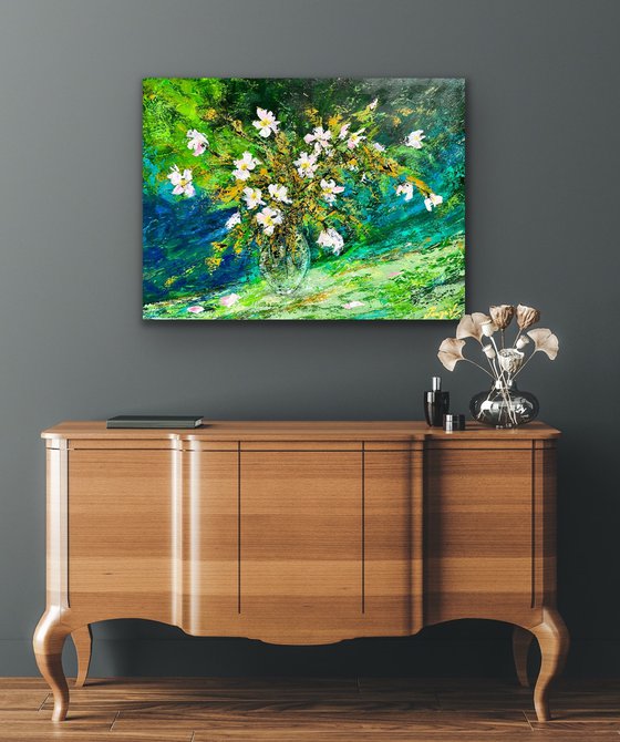 Vase of Summer Flowers