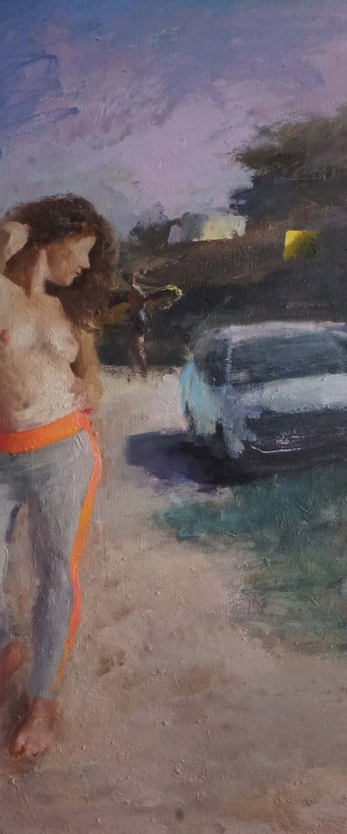 The surfer by Manuel Leonardi