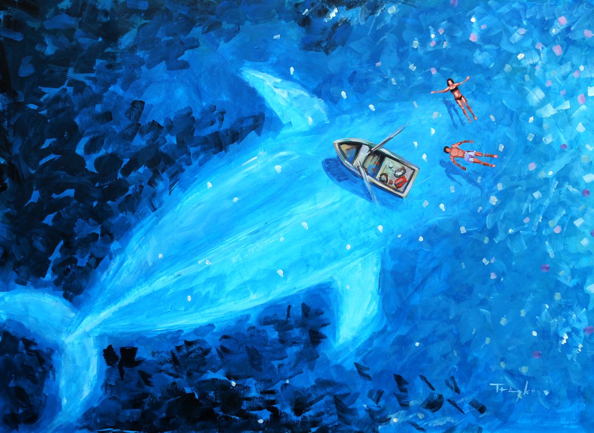  We Are Not Alone By Trayko Popov, 30 X 22, Artwork For Sale On Artfinder