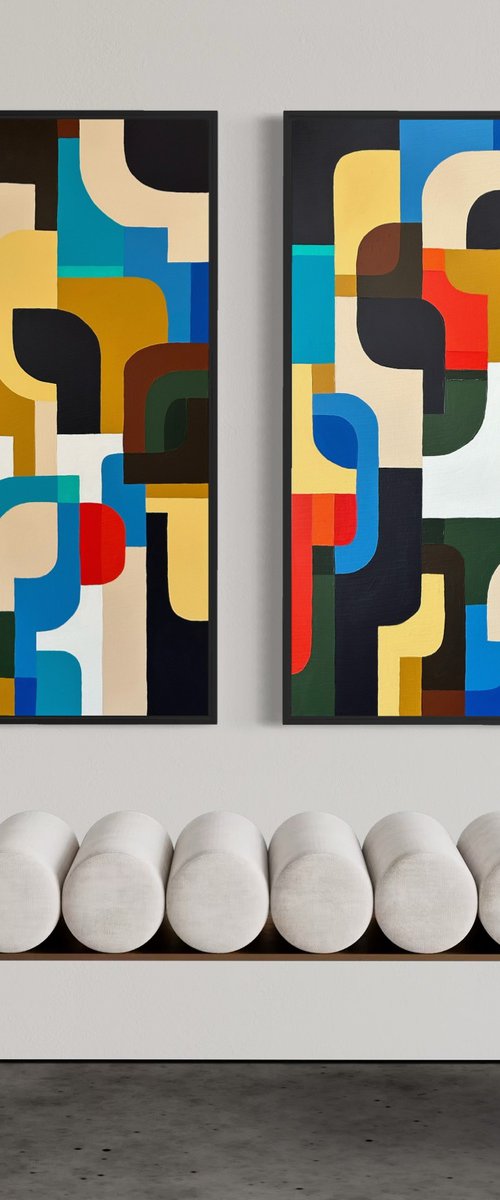 Geometric Interplay by Samantha Malone