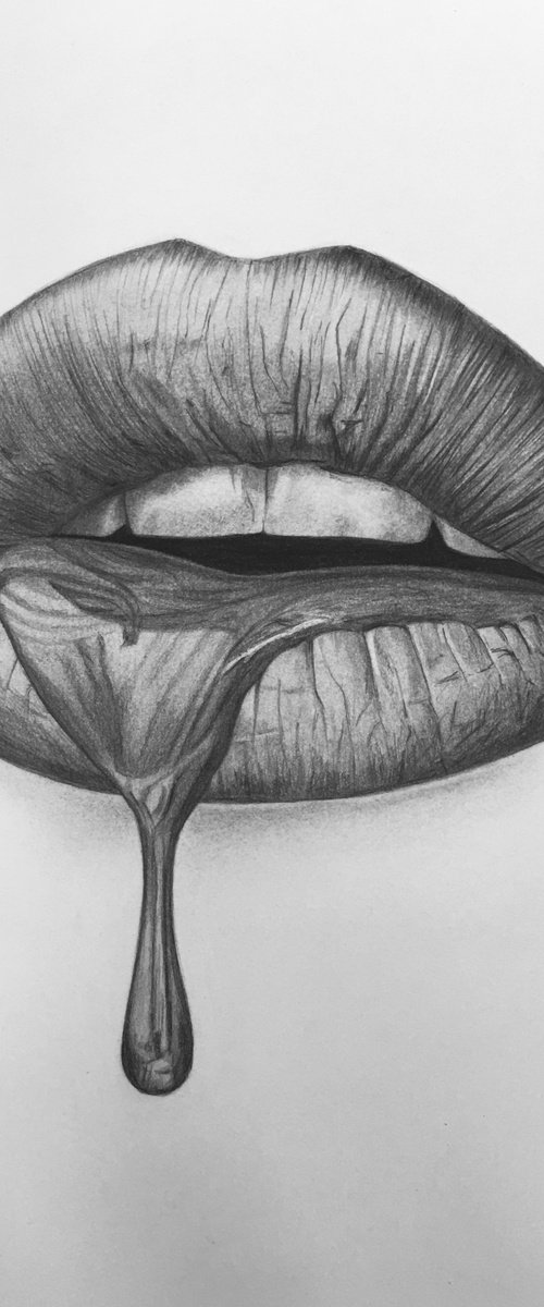 Dripping lip no.2 by Amelia Taylor