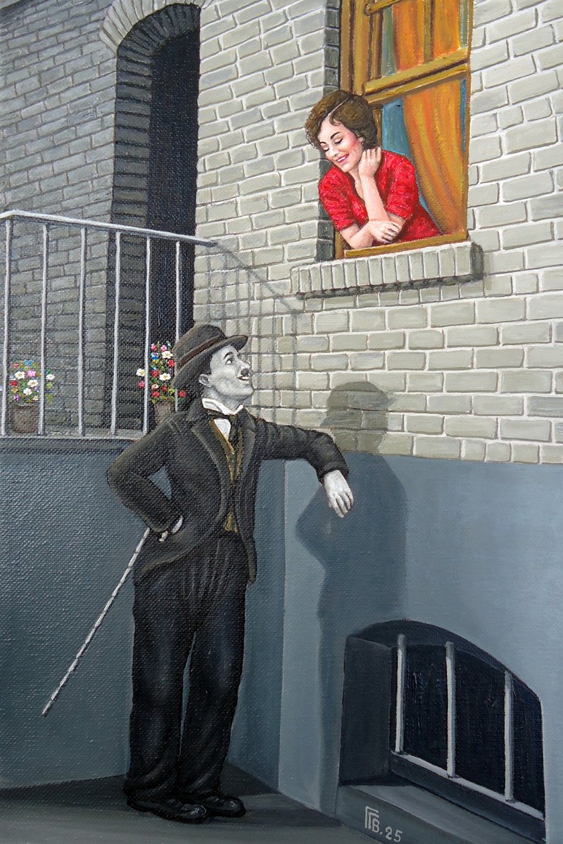 Photorealistic Portrait Oil Painting By Grigor Velev, 10 X 15, Everlasting Flirt, Original Artwork