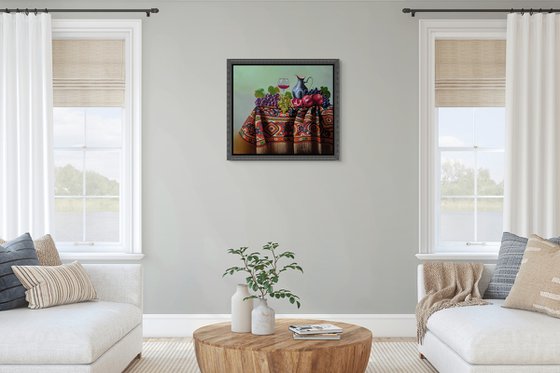 Still Life with Armenian Carpet