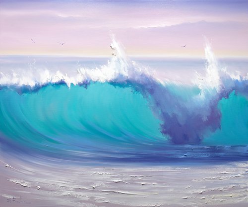 Turquoise Ocean Overture by Bozhena Fuchs