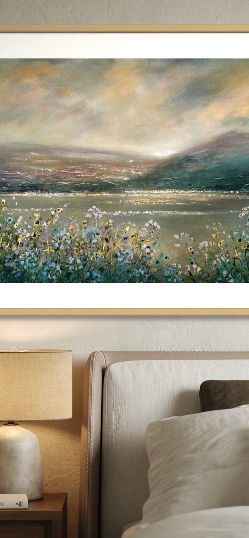 Golden Skies Over Keswick by Jennifer Taylor