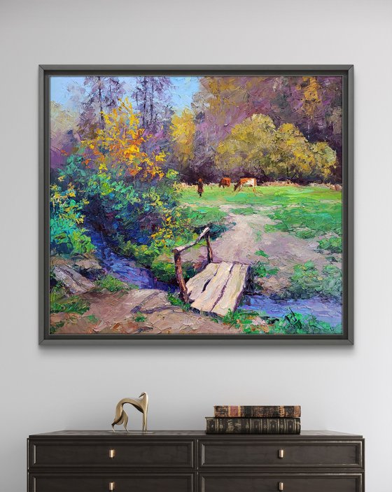 In the Pasture Before the Forest