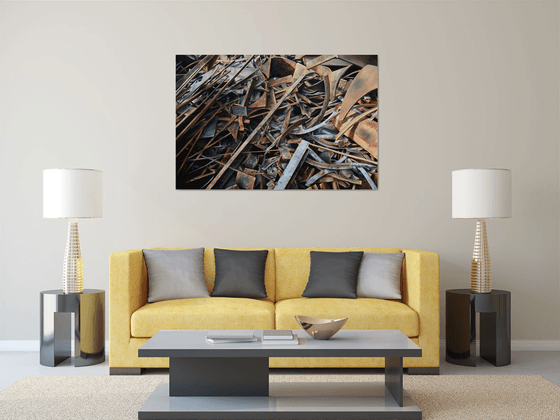 Freedom locked in metal