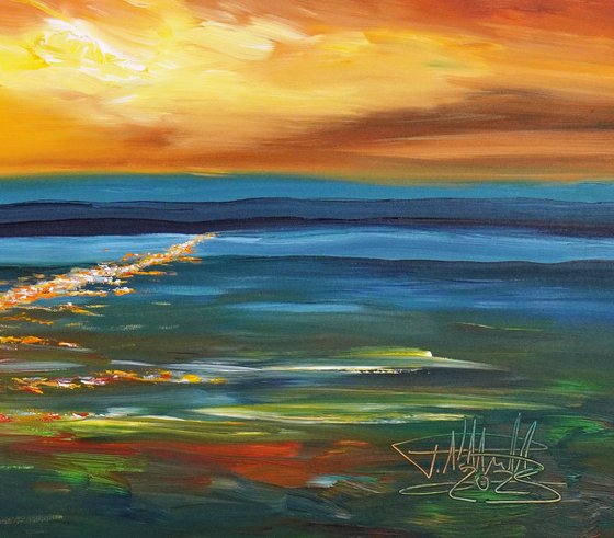 Romantic Evening Landscape D 2