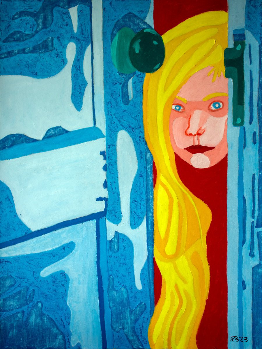 Girl and Door by Randall Steinke