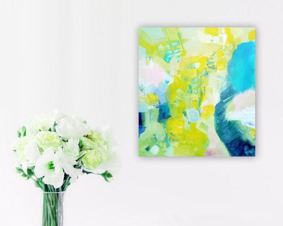 The view from above (ready to hang, mixed media on board)