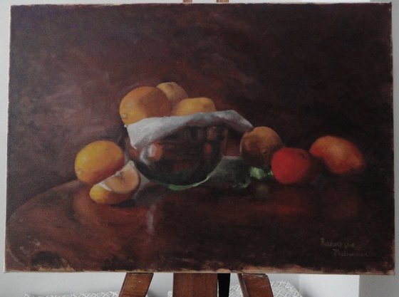 Still life with lemons