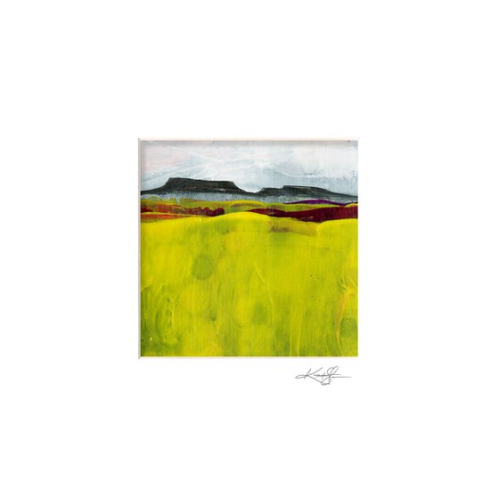 Mesa 136 - Southwest Abstract Landscape Painting by Kathy Morton Stanion