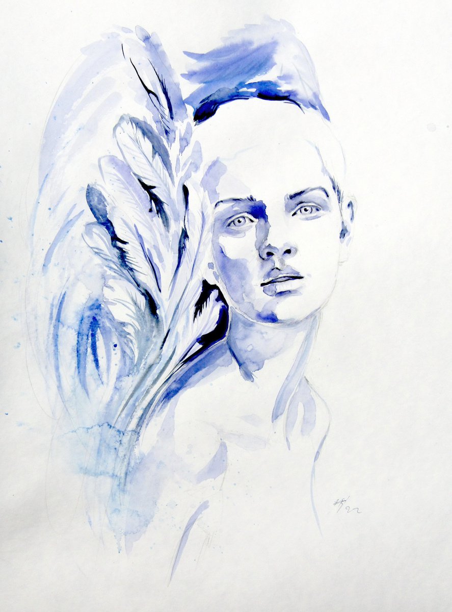 Angel /76 x 56 cm/ by Kovcs Anna Brigitta