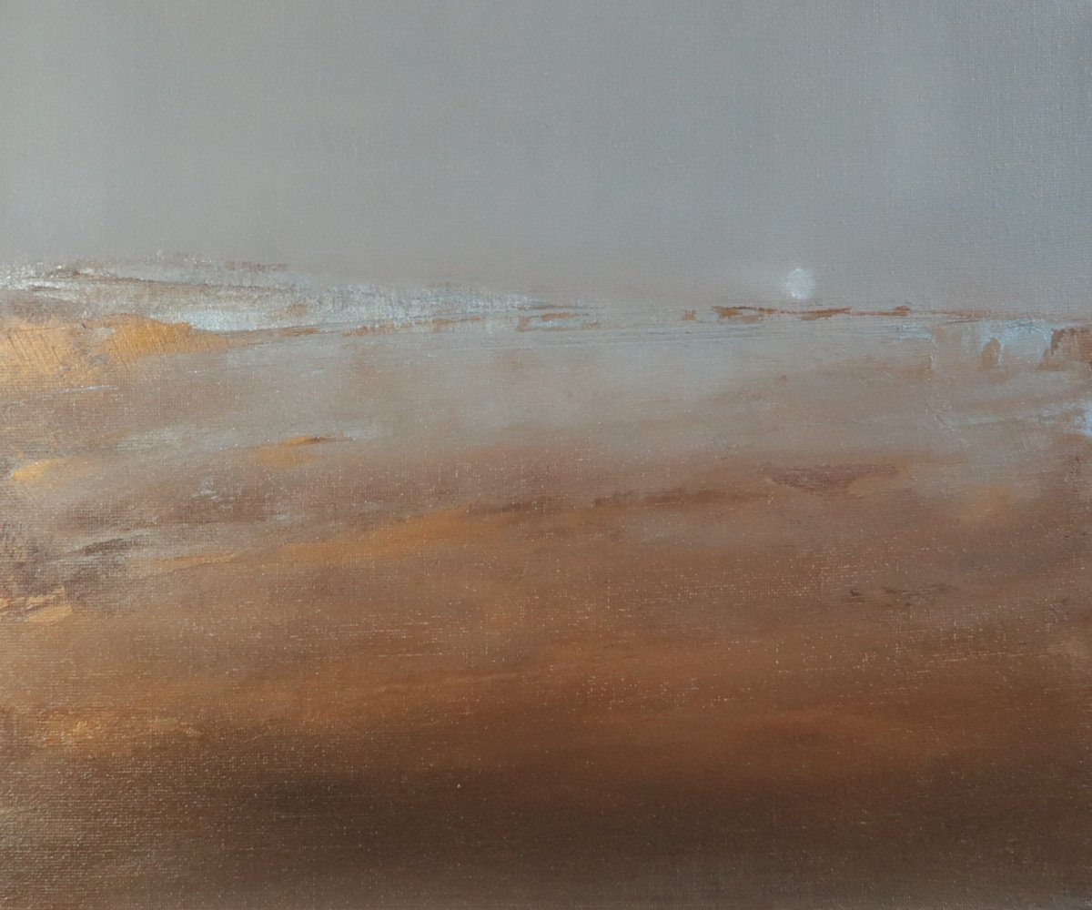 Abstract Metallic Landscape 2 by Howard Sills