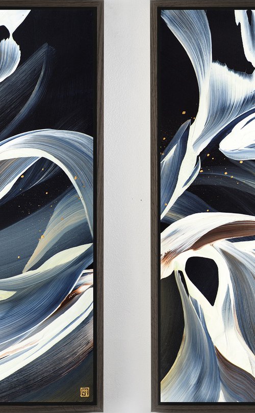 Vast and Measureless Diptych by Novi Lim