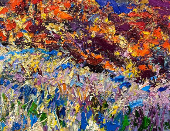 Magic of the evening mountains